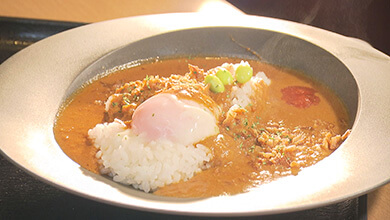 朝カレー（カレーの大原屋 / 飯田市）・信州の朝ごはん