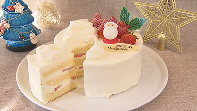 クリスマスケーキ:パティスリーシエル(下諏訪町)家族で営むケーキ店