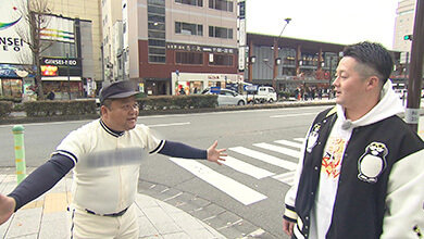 横浜DeNA牧秀悟選手 長野駅前