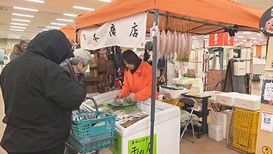 出張輪島朝市（ワイプラザ輪島店内 / 石川県輪島市）行って応援！冬の能登旅 楽しみ方いっぱい！