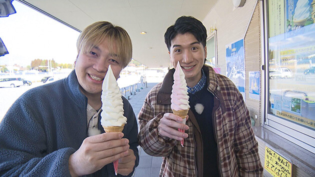 すずらん牛乳 ソフトクリーム（道の駅 田切の里・飯島町）