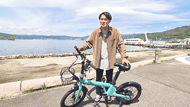 レンタルサイクル 諏訪湖