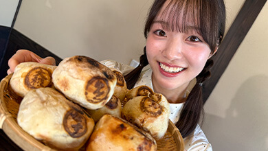 NGT48 杉本萌さん（おやき作り）