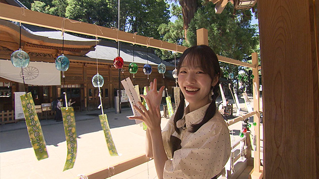 NGT48 杉本萌さん(穂高神社・風鈴)